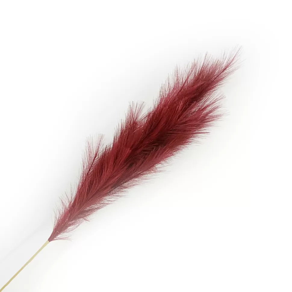 Christmas Forever SPRAY PAMPAS GRASS 43″ BURGUNDY