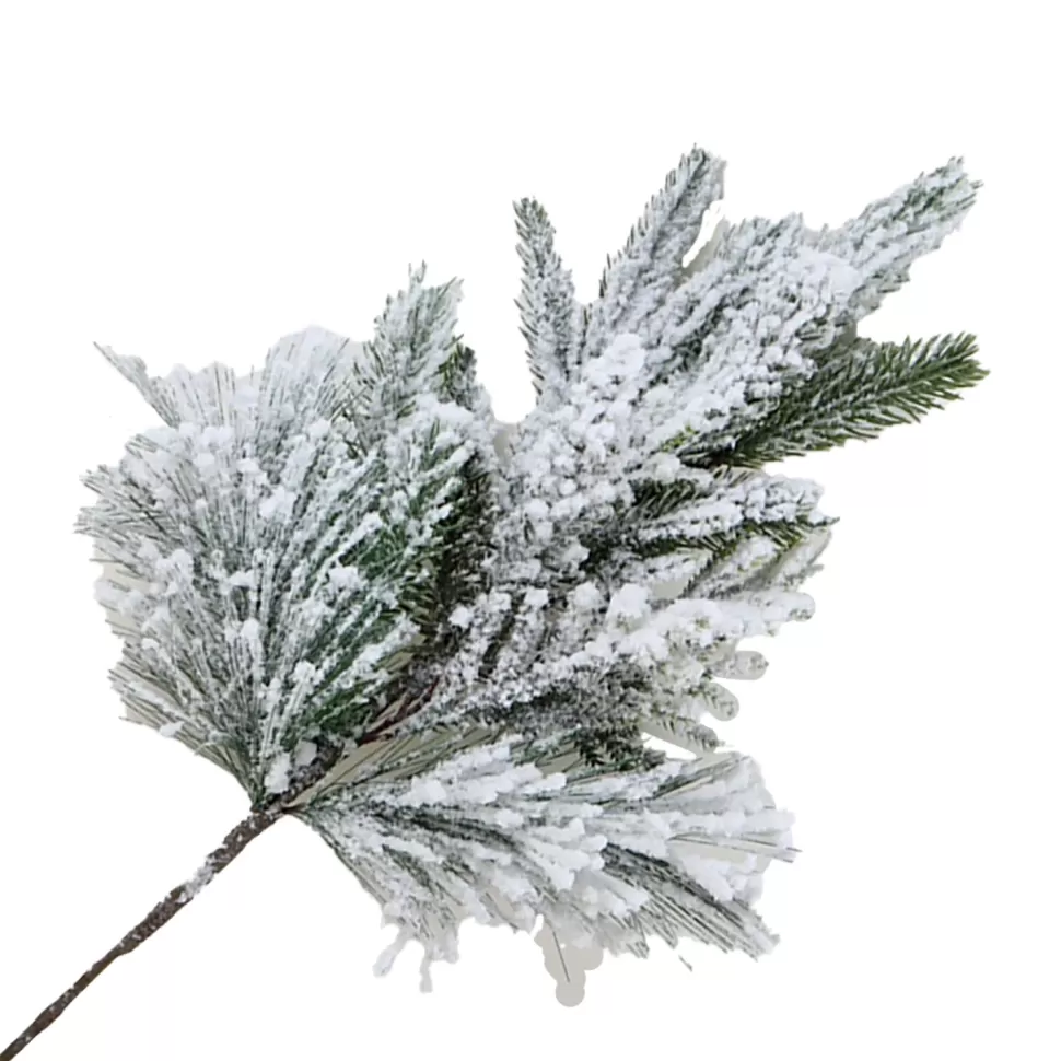 Christmas Forever SPRAY PINE FLOCKED 24″ MIXED PINE