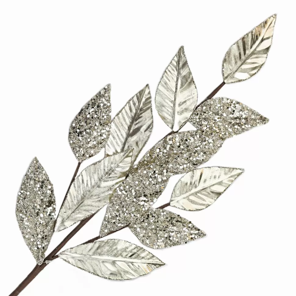 Christmas Forever SPRAY TWIGS 36″ RED/WHITE SEQUINS/ GLITTER