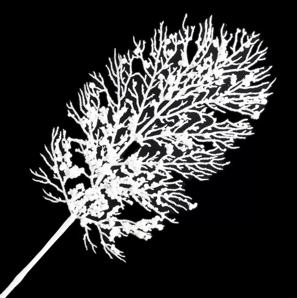 Christmas Forever STEM CEDAR 28″ WHITE FLOCKED W/ SNOW