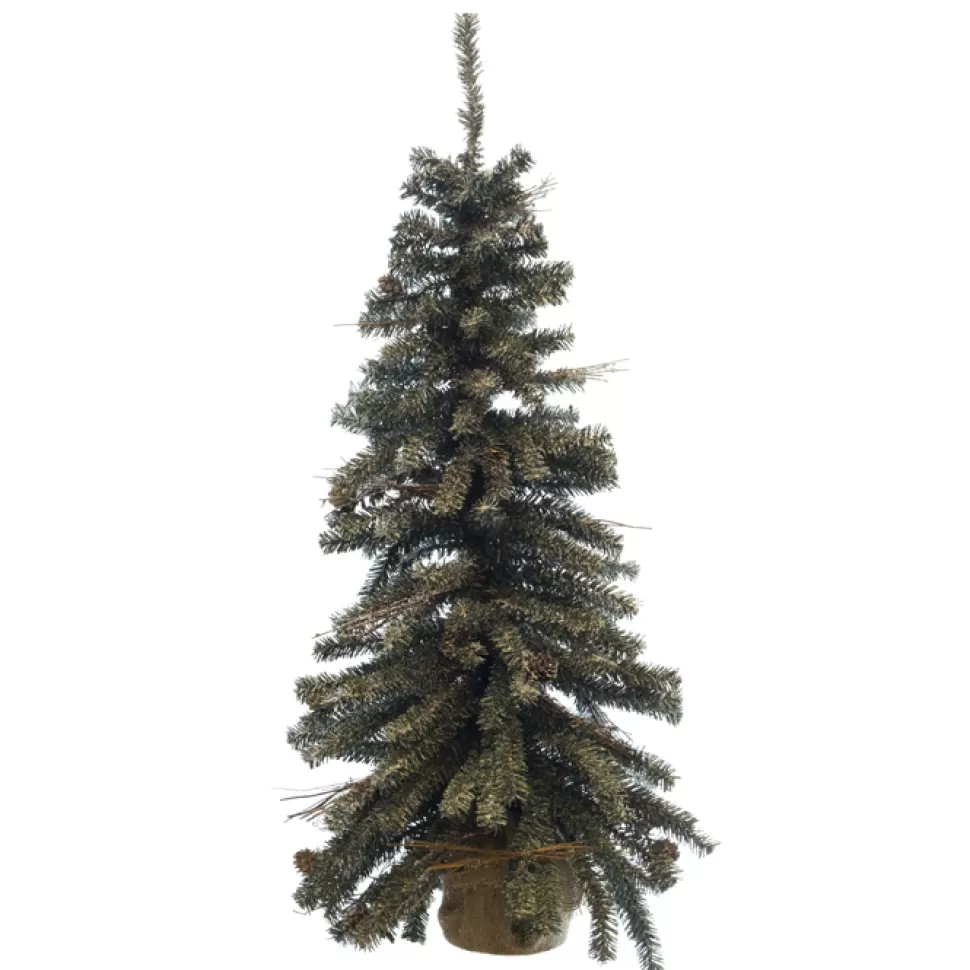 Christmas Forever TREE FROSTED ALPINE 3′ 191T W/ PINE CONES