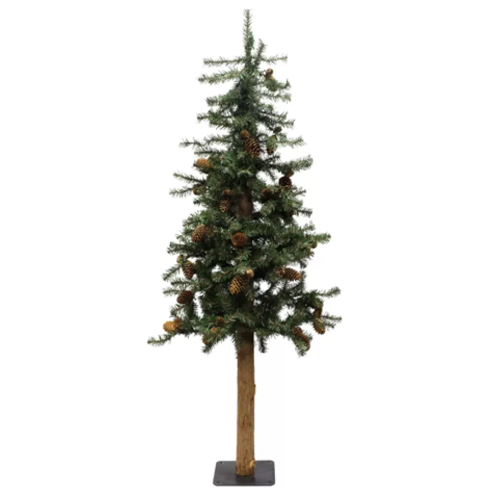 Christmas Forever TREE VIENNA ALPINE 4′ 351T W/ PINE CONES