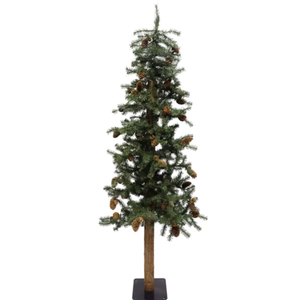 Christmas Forever TREE VIENNA ALPINE 5′ 505T W/ PINE CONES
