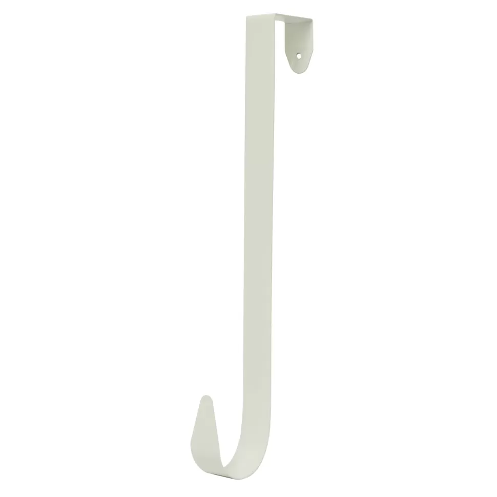 Christmas Forever WREATH HANGER 12″ SHINY WHITE