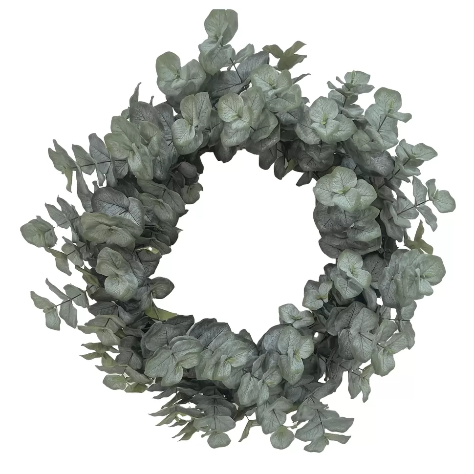 Christmas Forever WREATH MIXED LEAVES 24″ EUCALYPTUS